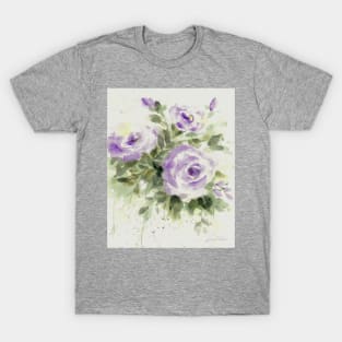 Washy Purple Roses A T-Shirt